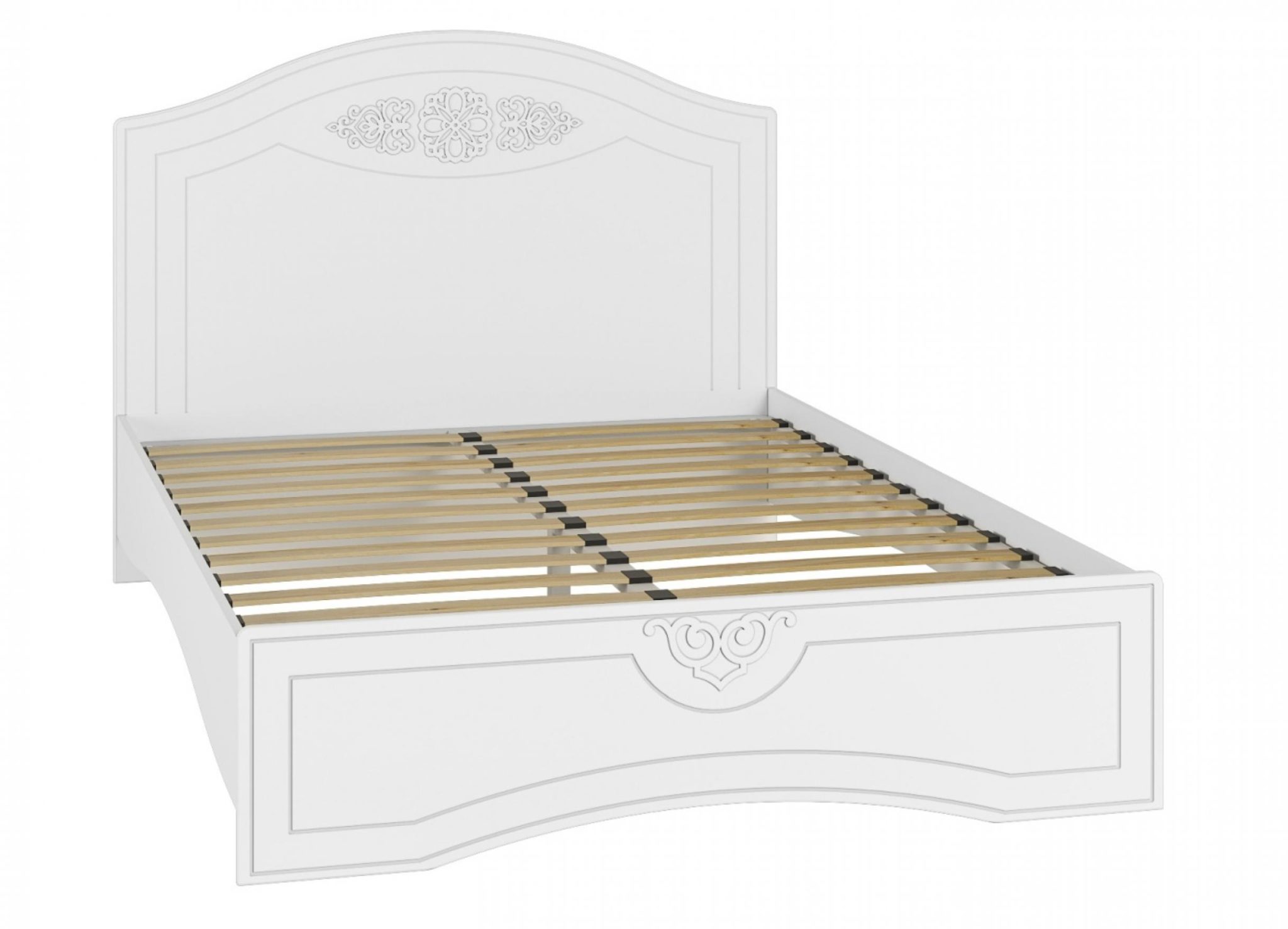Кровать 160х200 купить спб недорого от производителя. Ливерпуль кровать 11.08 белый/ясень ваниль.